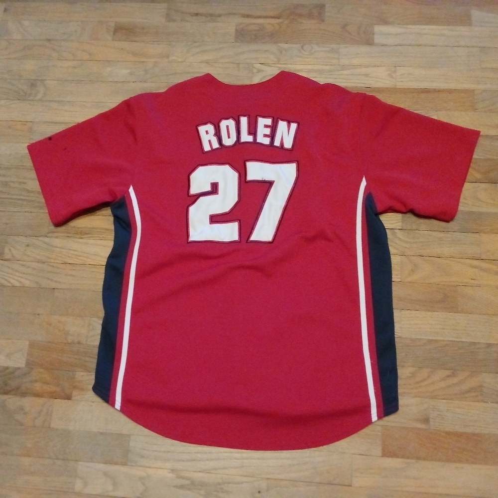 Scott Rolen #27 St. Louis Cardinals MLB Men’s Jersey Button Up XL 2000s - Picture 2 of 9